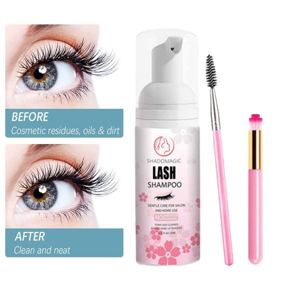Eyelash Extension Is Safe - Delikatna pianka do czyszczenia rzęs, bezpieczna,