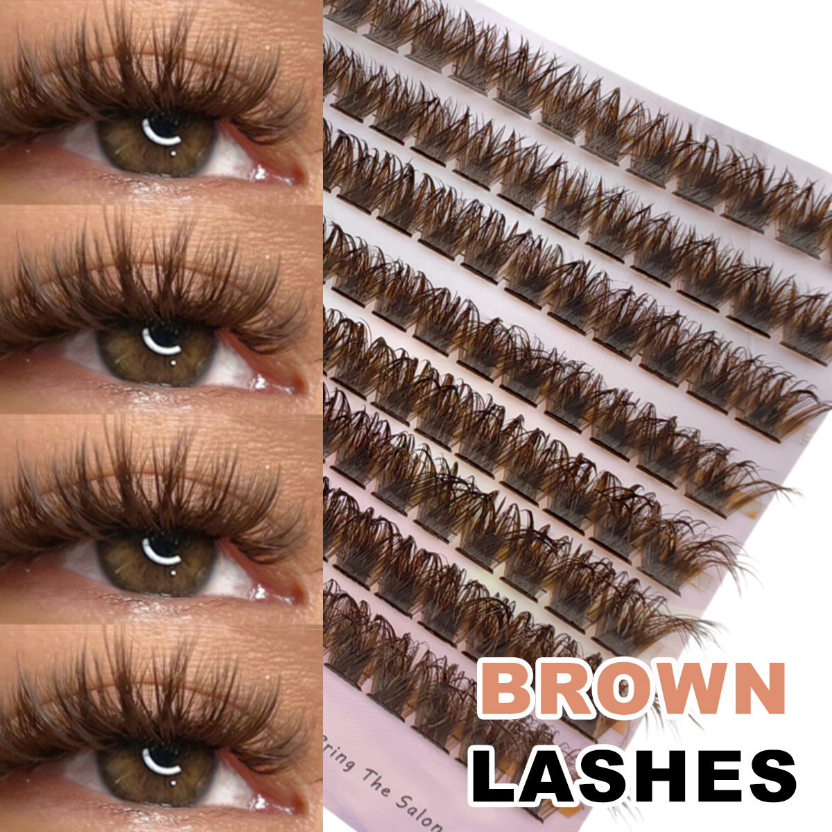 120 szt. Naturalne Brązowe Pęc – Eyelash Extension Home Service recenzja i cena