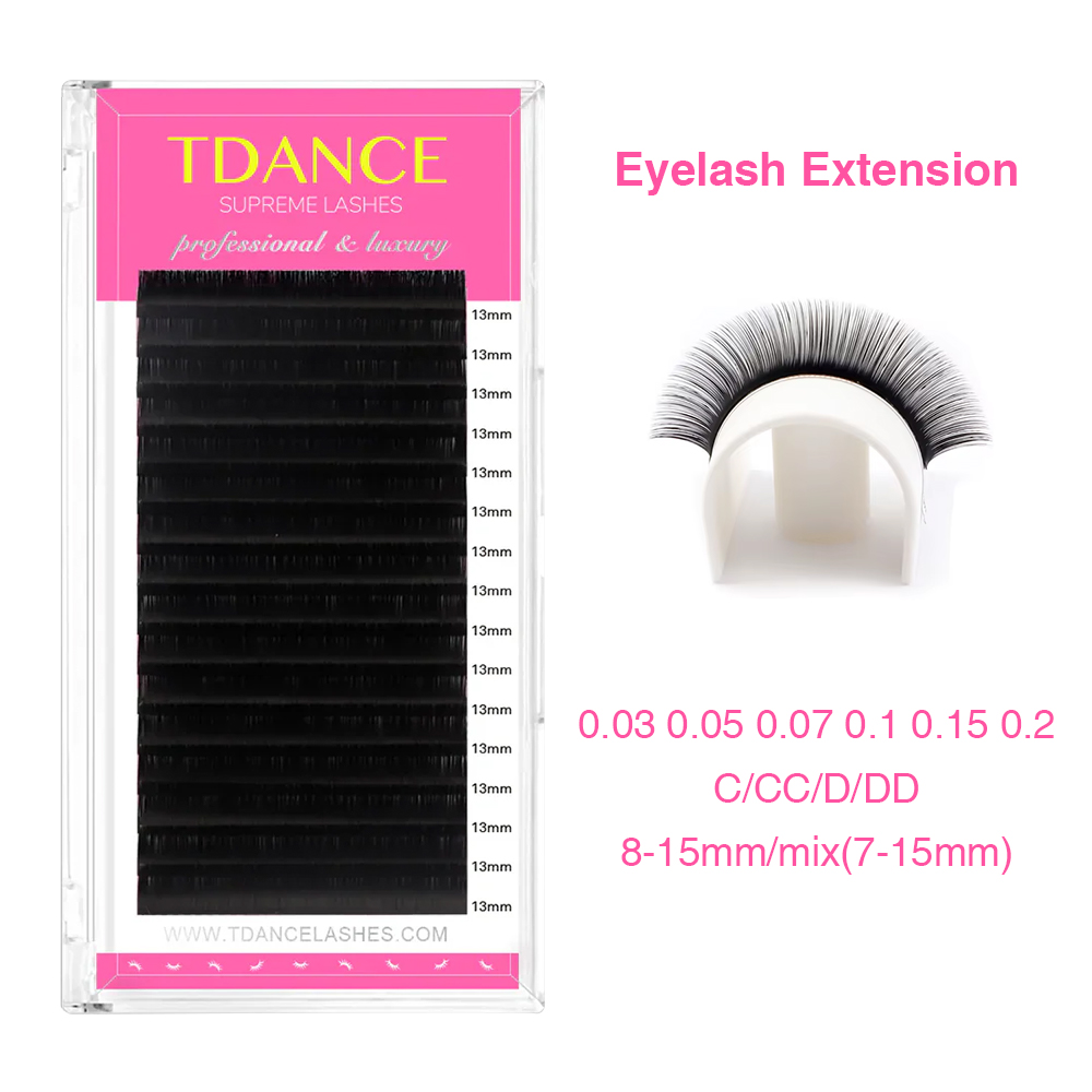 TDANCE przedłużanie rzęs 16 rz – Eyelash Extension Korean recenzja i cena
