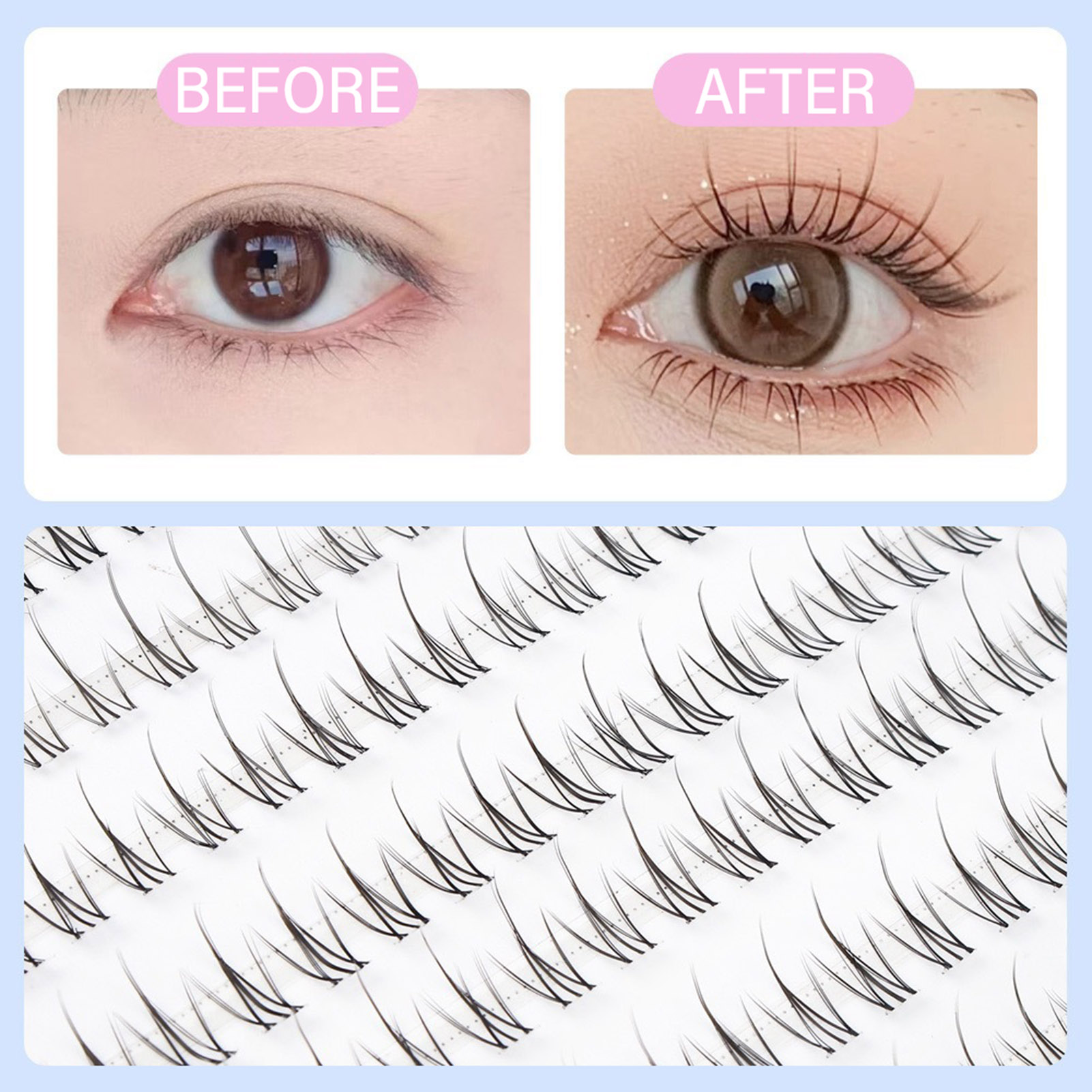 Delikatne rzęsy pojedyncze kor – Eyelash Extension Korean recenzja i cena