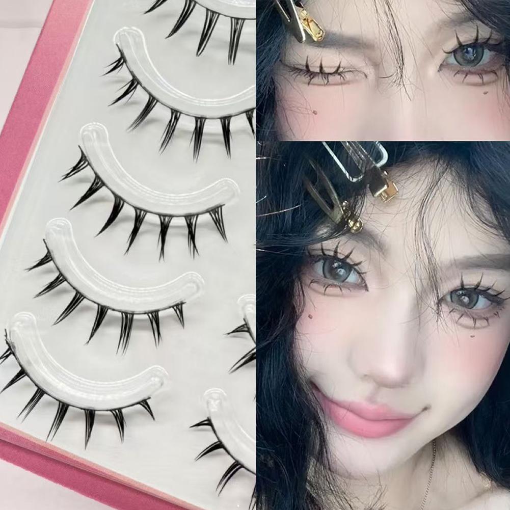 5 Par/Pudełko Sztuczne Rzęsy C – Eyelash Extension Wet Look recenzja i cena