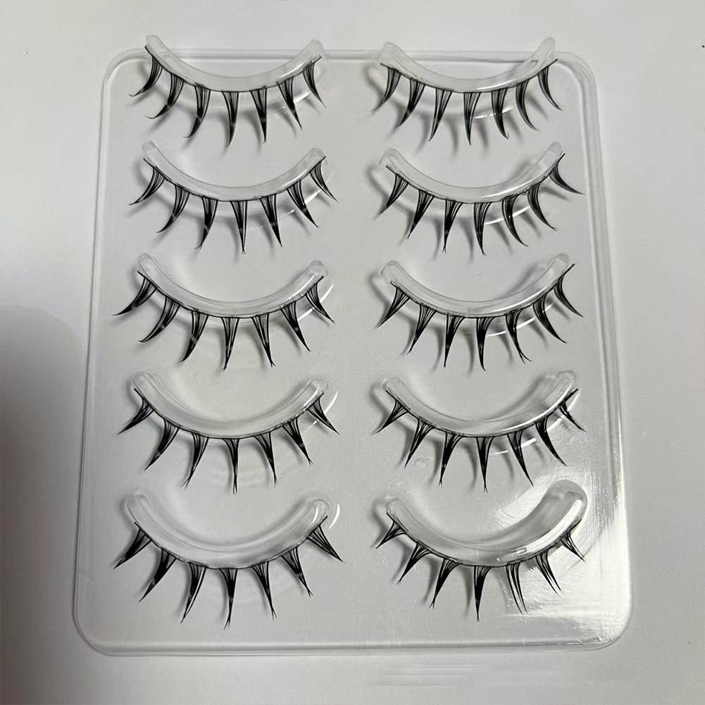 5 Par/Pudełko Sztuczne Rzęsy C – Eyelash Extension Wet Look recenzja i cena