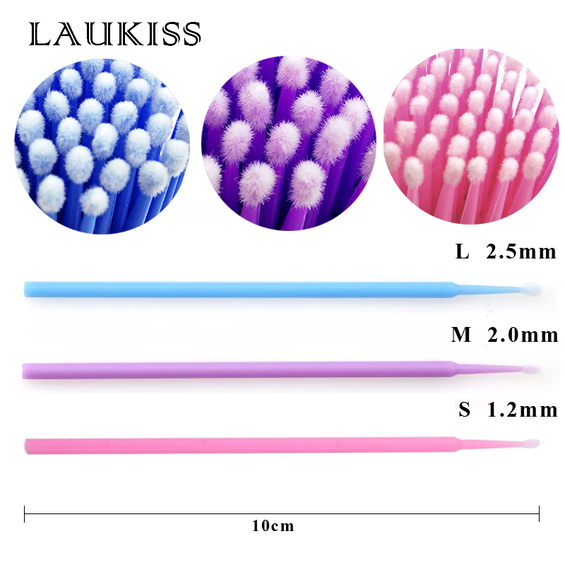 100 sztuk mikro pędzle do maki – Eyelash Extension Eyeliner recenzja i cena