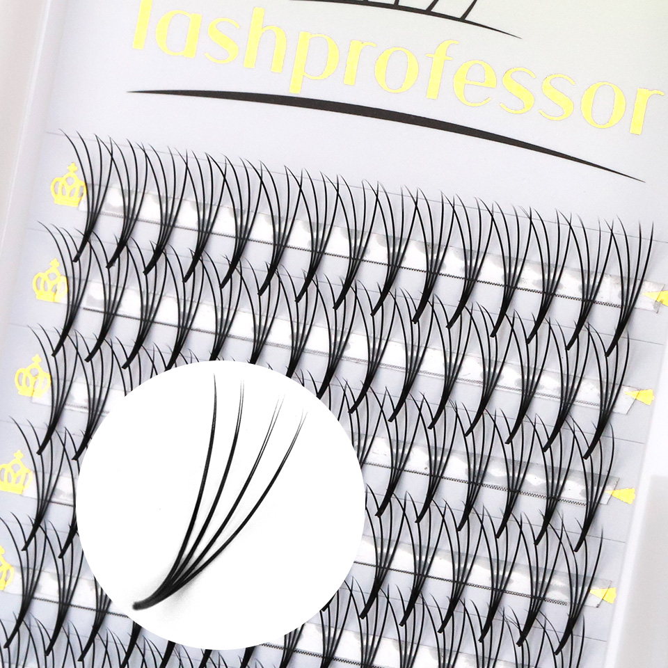 Płaski wachlarz do rzęs 3D 4D  – Eyelash Extension Korean recenzja i cena