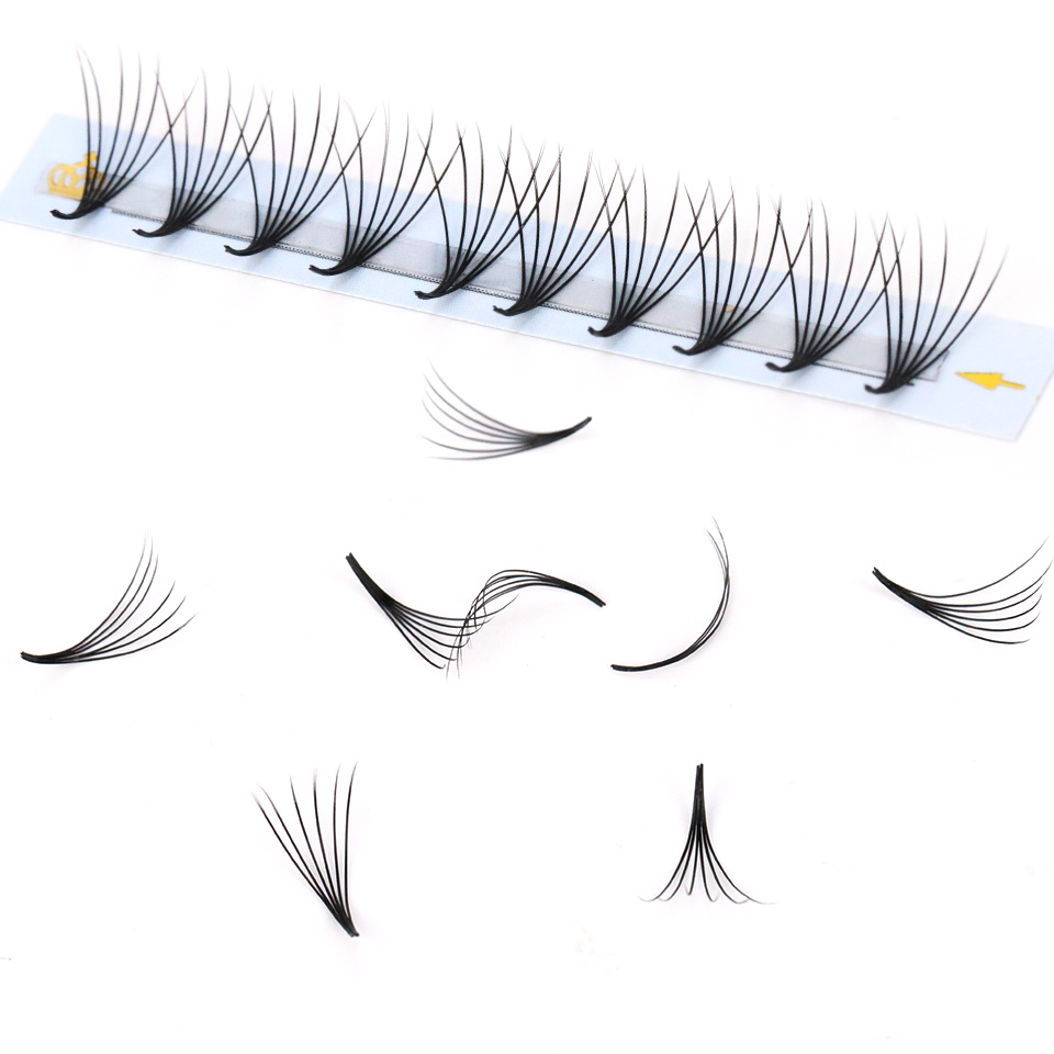 Płaski wachlarz do rzęs 3D 4D  – Eyelash Extension Korean recenzja i cena